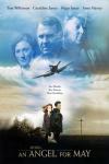 An Angel for May movie poster: May and Tom stand with their dog in a field as a plane flies overhead