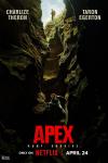 Apex movie poster: Two figures in a crevice.