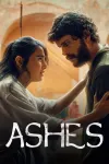 Ashes movie poster: A Turkish woman puts her hands on the shoulders of a Turkish man