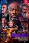 Atrabilious movie poster: A collage of the faces of star Leon Addison Brown and the rest of the cast