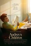 Audrey's Children movie poster: Natalie Dormer sits, her feet up on a desk, holds a file, her face toward the camera