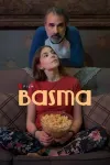 Basma movie poster: Woman eating popcorn and man