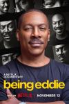 Being Eddie movie poster: Eddie Murphy in close-up.