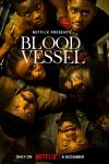 Blood Vessel Movie Poster: 6 Black faces at different angles look at the camera