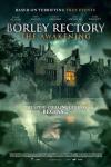 Borley Rectory — The Awakening movie poster: A manor house is shown surrounded by mist, a face reflected in the water below