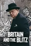 Britain and the Blitz movie poster: Frowning Churchill with hat