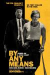 By Any Means Movie Poster: FBI Agent Wayne Strider, in a suit, and tough guy Gregory Scarpa, in a tank top, stand together