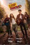 Camp Rock 3 Movie: Cliff, Desi, Sage, Fletcher and Rosie walk Camp Rock carrying guitars, drumsticks, smiling and singing with the lake behind them.