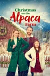 Christmas on the Alpaca Farm movie poster: White man, woman, child outside