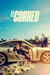 The Courier movie poster: Money spills out of car as people look on