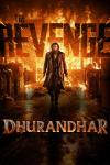 Dhurandhar The Revenge movie poster: Ranveer Singh stands holding two swords with an explosive fire raging behind him