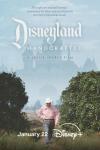 Disneyland Handcrafted movie poster: Walt Disney walks among groves.