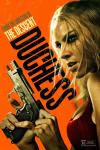 Duchess movie poster: Charlotte Kirk holds a gun against an orange background