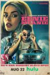 Eenie Meanie movie poster: A collage of stars (including Samara Weaving and Karl Glusman) and a car