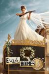 Enola Holmes 3 movie poster: Enola with rifle in wedding dress.