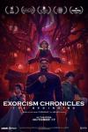 Exorcism Chronicles: The Beginning Movie Poster: Four main characters stand in a room full of red branches and glowing eyes