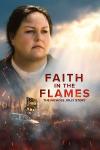 Faith in the Flames: The Nichole Jolly Story movie poster: Chrissy Metz headshot is above a Paradise sign, car, and fire