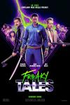Freaky Tales Movie Poster: Characters are zapped with green lighting, while three in the center brandish weapons