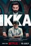 Ikka movie poster: Sunny Deol stands above Akshaye Khanna with his arms crossed