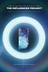 The Influencer Project Poster: Inside a ring light is a phone with an image of a frightened woman, a hand over her mouth