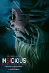 Insidious: Out of the Further Movie Poster: Sinister fingers grab at the face of a woman hanging upside down