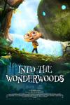 Into the Wonderwoods movie poster: Animated boy with glasses in forest