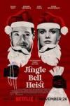 Jingle Bell Heist movie poster: Couple in Santa costumes.