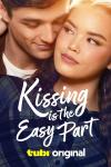 Kissing Is the Easy Part movie poster: Close up of Asher Angel and Paris Berelc