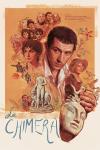 Josh O'Connor, Carol Duarte, and Isabella Rossellini feature in painted style on the poster for La Chimera