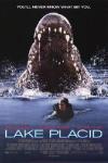 Lake Placid Movie Poster: Killer creature behind woman swimming