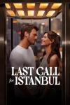 Last Call for Istanbul movie poster: Man and woman smile at each other on a train