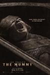 Lee Cronin's The Mummy Movie Poster: A woman lies in a coffin with her eyes and mouth open