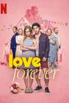 Love Forever: movie poster: A couple and their families, with a pink background.