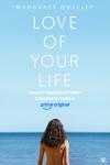 Love of Your Life movie poster: Shot of Margaret Qualley's bare back as she stands in a big blue ocean