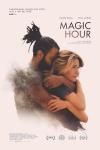 Magic Hour movie poster: Daveed Diggs and Katie Aselton embrace, their faces close, with soft, earthy colors behind them