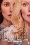 May December Movie Poster: Natalie Portman stands behind Julianne Moore; both look straight at the camera