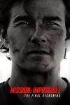 Mission: Impossible - The Final Reckoning Movie Poster: Tom Cruise in black and white, with scars on his face