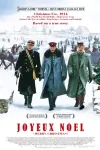Joyeux Noel Movie Poster: Three men in long coats walk in snow