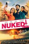 Nuked movie poster: Anna Camp and Justin Bartha take a selfie while a missile falls behind them; other characters are around them