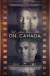 Oh, Canada Movie Poster: On a large film strip, the faces of young and old Leonard overlap in different ways