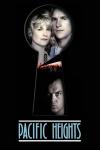 Pacific Heights movie poster: Melanie Griffith, Matthew Modine, and Michael Keaton appear inside the shape of a lock, with the San Francisco skyline