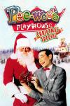 Pee-wee's Playhouse Christmas Special Movie Poster: Pee-wee and Santa pose with a present