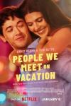 People We Meet on Vacation movie poster: Couple hugging.
