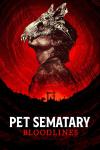 Pet Sematary: Bloodlines movie poster:  Man with skeleton of animal on his face