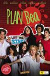 Plan Bea movie poster: group of high school teens pose in front of a red background