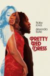 Alexandra Burke is superimposed over Natey Jones on the poster for Pretty Red Dress