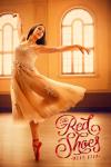 The Red Shoes: Next Step movie poster: A ballerina on a backlit stage poses on pointe wearing red ballet slippers