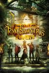 The Quest for Tom Sawyer's Gold movie poster: Five people stand facing a river with an alligator to their right text says the quest for tom sawyers go