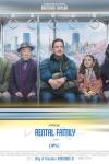 Rental Family movie poster: Brendan Fraser sits on a commuter train surrounded by the other characters