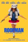 Roofman Movie Poster: Jeffrey holds a gun and wears sunglasses, a pink pool toy on his hips and a toy bear on his shoulders